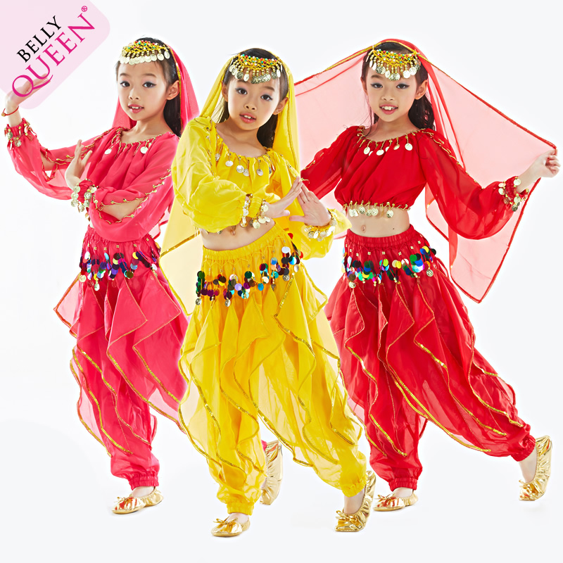Dancewear Polyester Belly Dance Costumes For Children Dancewear Polyester Belly Dance Costumes For Children